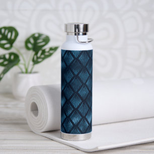 NIEDLICHE GOTHISCHE BLUE MUSCHELN WASSERFLASCHE TRINKFLASCHE