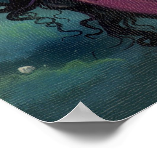 Niedliche Gotik Big-Eye Fairy Art Poster (Ecke)