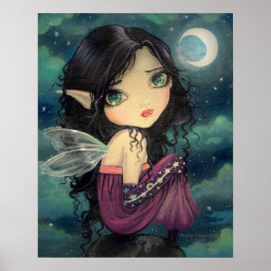Niedliche Gotik Big-Eye Fairy Art Poster