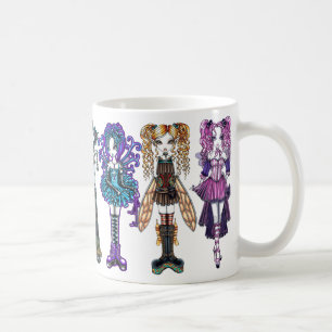 Niedliche gotische feenhafte Kunst-Tasse Kaffeetasse
