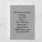 Niedliche Graduierungspartei Cap and Tassel Einladung (Rückseite)