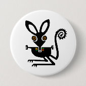 Niedliche Grafik BILBY - Marsupial - Wildlife - Button (Vorderseite)