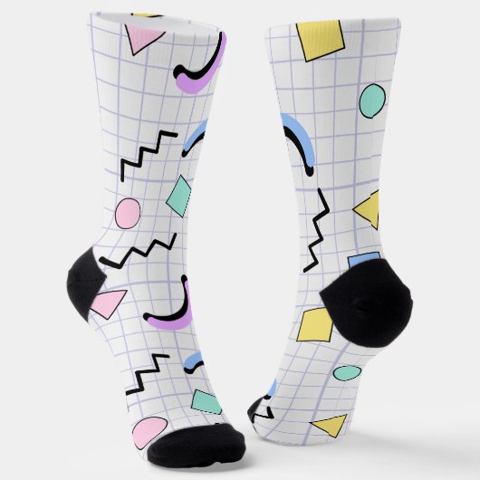 Niedliche Grafik Socken (Gewinkelt)