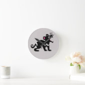 Niedliche Grafik - Tasmanischer Teufel - Wildlife Runde Wanduhr (Zuhause)