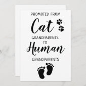 Niedliche Grandeltern - Schwangerschaftsankündigun (Vorne/Hinten)