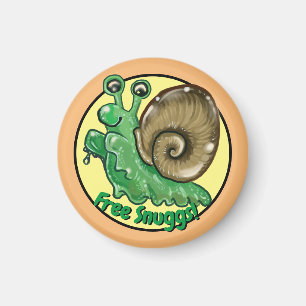 Niedliche Gratis Snuggs Snail Hug Emote Magnet