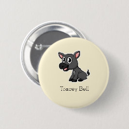 Niedliche Graucreme Button