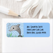 Niedliche graue Dolphin in blauem Wasser (Insitu)