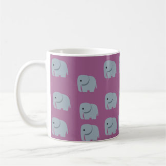 Niedliche Graue Elefant-Tasse Kaffeetasse