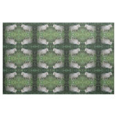 Niedliche graue Schafe essen Gemusterte Tierstoffe Stoff (Fat Quarter (45,7 x 55,9 cm))