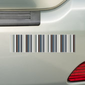 Niedliche graue Streifen Autoaufkleber (Auf Auto)