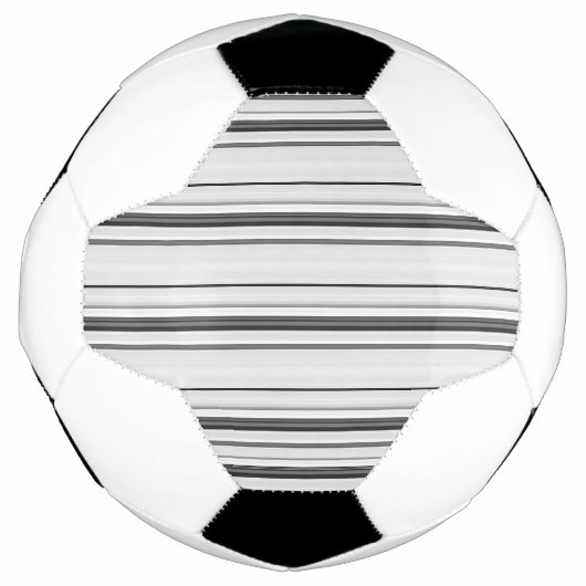 Niedliche, graue Streifen Fußball (Vorderseite)