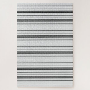 Niedliche, graue Streifen Puzzle