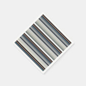 Niedliche graue Streifen Serviette (Ecke)