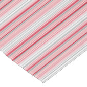 Niedliche graue Streifen Tischdecke (Schrägansicht)