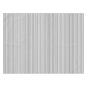 Niedliche, graue Streifen Tischdecke (Vorderseite (Horizontal))