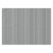 Niedliche graue Streifen Tischdecke (Vorderseite (Horizontal))