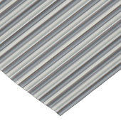 Niedliche graue Streifen Tischdecke (Schrägansicht)
