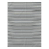 Niedliche graue Streifen Tischdecke (Vorderseite)