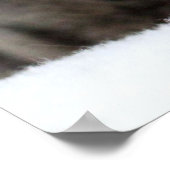 Niedliche Graukatzen Schlafen Poster (Ecke)