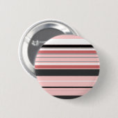Niedliche graurosa Streifen Button (Vorne & Hinten)