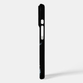 Niedliche grauwütende Cartoon Katzen Name Case-Mate iPhone Hülle (Rückseite / Links)