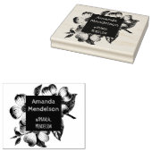 Niedliche Gravur Briefmarke aus Blumenkautschuk Gummistempel (Stempel)