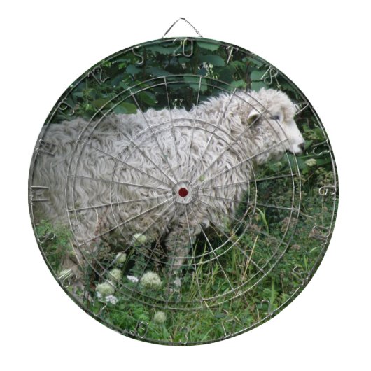 Niedliche Greedy Sheep Eating Dart Board Dartscheibe (vorne)