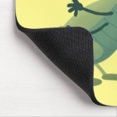 Niedliche Green Cricket Insekt Cartoon-Abbildung Mousepad (Ecke)