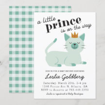 Niedliche Green Prince Kitty Cat Kinderdusche