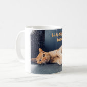 Niedliche Greifkatze Kaffeetasse (Vorderseite Links)
