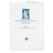 niedliche Grenz-Collie Teddy-Hund-Portrait-Design (Hinten)