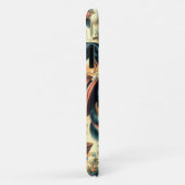 Niedliche Grenze Collie Seamless Case-Mate iPhone Hülle (Hinten/Rechts)