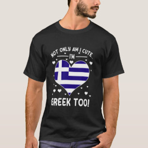 Niedliche griechische Roots Zitat griechische Mädc T-Shirt