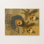 Niedliche Griffins & Baby Cyclops Mythology Fantas Puzzle (Horizontal)