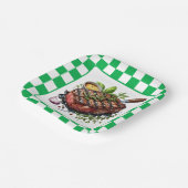 Niedliche GRILLEN Steak Party Pappteller (Gewinkelt)