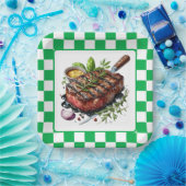 Niedliche GRILLEN Steak Party Pappteller (Party)