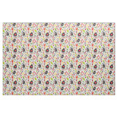 Niedliche GRILLEN Theme Grill Kebab Sausage Ketchu Stoff (Fat Quarter (45,7 x 55,9 cm))