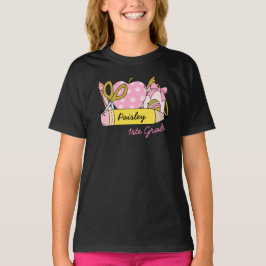 Niedliche Groovy Back to School Pencil für Mädchen T-Shirt