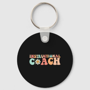 Niedliche Groovy Instructor Coach Crew Zurück zu Schlüsselanhänger