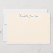 Niedliche Groovy Lavender Geometric Art Personalis Mitteilungskarte (Vorderseite)