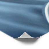 Niedliche Großaugen Mädchen Kleinkinder Moderne Ku Poster (Ecke)