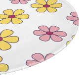 Niedliche große Blume Schneidebrett (Ecke)