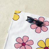 Niedliche große Blume Strandtuch (Beispiel)