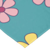 Niedliche große Blume Tischdecke (Schrägansicht)