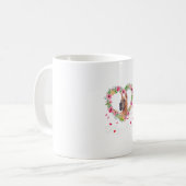 Niedliche große Dane Mama Blume Hund Lover gibt T  Kaffeetasse (Vorderseite Links)