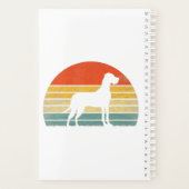 Niedliche große Dane Mama Blume Hund Lover gibt T Planer (Rückseite)