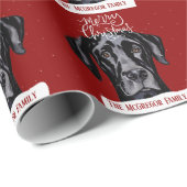 Niedliche große Dürre für Familie oder Unternehmen Geschenkpapier (Rolleneckpunkt)