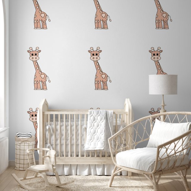 Niedliche große Giraffe Baby Kinderzimmer Kinder Tapete (Kinder)
