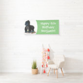 Niedliche, große Gorilla-Cartoon-Abbildung Banner (Insitu)